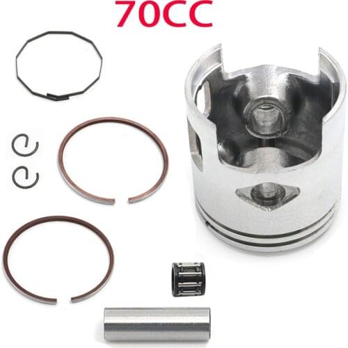 70cc 47mm Cylinder PISTON Piston+ Rings +Gasket + 10mm Wrist Pin SET 10MM PIN FOR JOG MINARELLI 2-STROKE SCOOTER MOTOR