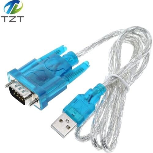 HL-340 New USB to RS232 COM Port Serial PDA 9 pin DB9 Cable Adapter support Windows7-64 Cable Serial COM Port Adapter Convertor