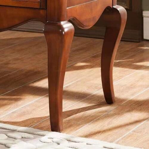 American furniture factory solid wood corner a few square small tea table simple solid wood sofa side a few