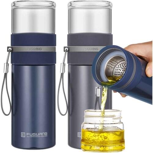 Kawaii Bottle Vacuum Flasks Coffee Mug Travel Vintage Portable Simple Thermoses Stainless Steel Botella Drinkware DI50BWB