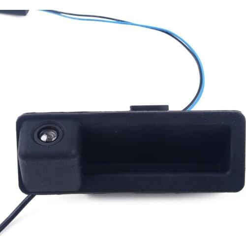 IP67 IP68 12V DC 120mA 480TVL NTSC Trunk Handle CCD Rear View Reverse Backup Camera Fit For BMW 3-Series E90 E91 E92 E93