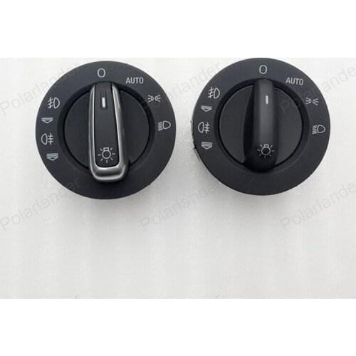 Polarlander Headlight Switch Knob Button for A/udi A6L C6(2005,12-2012.11) 4FD941531(08) 4FD941531a(09) Fog Headlight Lamp