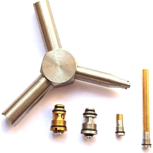 Metal Magazine Outlet Nozzle Inlet Valve Gas Release Valve Upgrade Replacement Parts for Gelball Blaster Kublai P1 Airsoft GBB