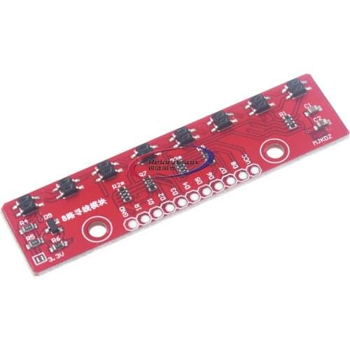 Tracking Module Infrared Detection Sensor Module DIY For Arduino 8-Channel Infrared Detector Hunt Module 8bit Sensor Module