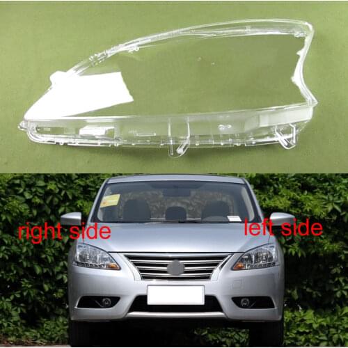 For Nissan Sylphy 2012 2013 2014 2015 Headlight Cover Headlight Transparent Cover Lampshdade Headlamp Shell Lens lamp shade