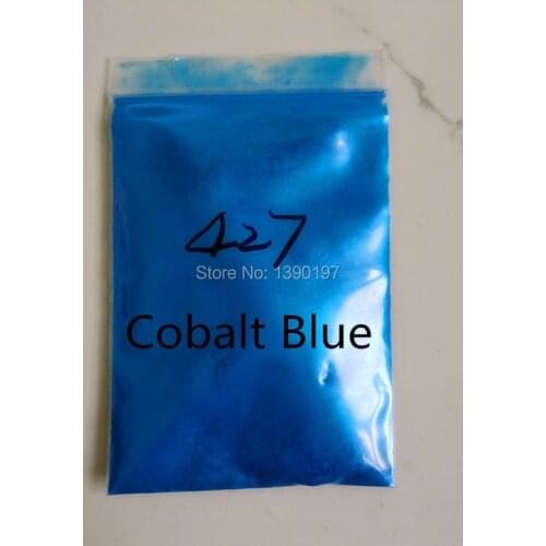 Natural mica pearl pigment powder, pearlescen pigment, Cobalt blue , 1 lot=25grams, for paints, cosmetic