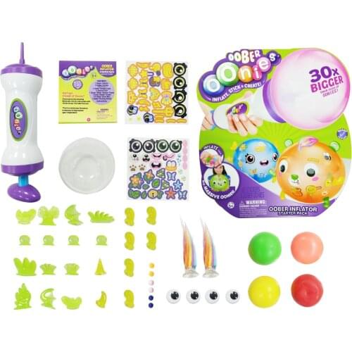 Novelty Magic Adhesive Music Wave Oonies Children DIY Handmade Creative Sticky Balloon Fun Bubble Inflator Toy for Boy Girl