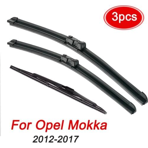 MIDOON 26" 14" 10" Front Rear Windshield Windscreen Wiper Blades For Opel Mokka Chevrolet Trax 2012 2013 2014 2015 2016 2017