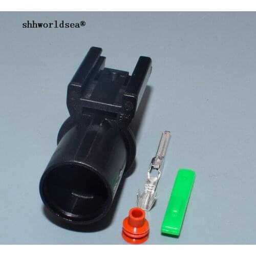 Shhworldsea 2.2mm 1 Pin PB623-01020 Male Auto Electrical Compressor Engine Connector Waterproof Plug For Mitsubishi Hyundai