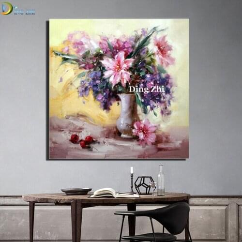 Vase With Colorful Flowers Full Square Round 5D Diamond Painting Diamond Embroidery Diy Cross Stitch Mosaic Abstract Still Life