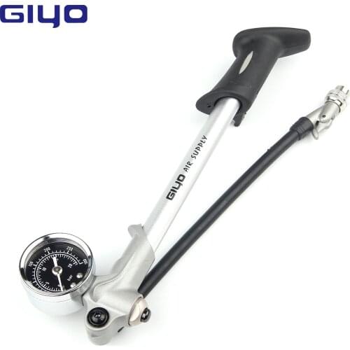 GIYO GS-02D MTB Bike Portable Pump 300 psi Cycling Fork Shock Absorber Pumps Bicycle High Pressure Inflator Schrader Valve