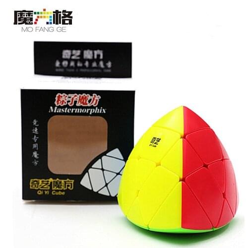 Qiyi Mastermorphix 3x3x3 Magic Cube qiyi 3x3 Rice Dumpling Speed Cube Strange-shape Pyramorphix 3x3 Magic Cubo