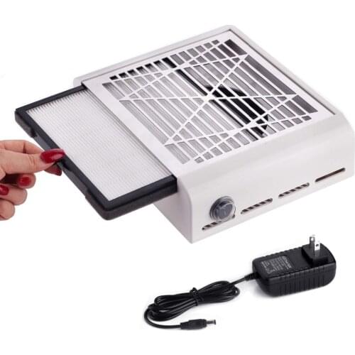 Makarttt Nail Suction Dust Collector New No-spilling Filter 40W Strong Power E0871