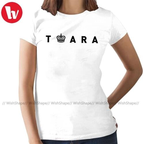 T-ara T-Shirt T-ara Logo T Shirt Print Short-Sleeve Women tshirt Simple XL O Neck Ladies Tee Shirt