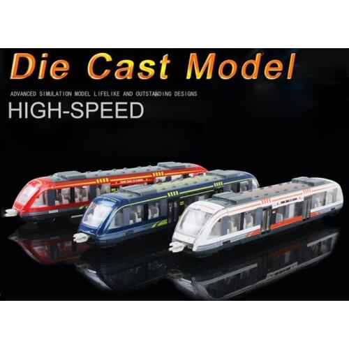 1:60 Brand New High-speed Rail Model Die Cast Model Children Educational Toys Mini Alloy Car Subway Model Toys for Kids Gift