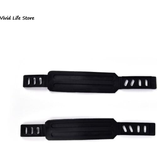 1 Pair Of Plastic Pedal Straps Buckle, Anti-Slip Pedal Toe Strap Fixed Gear For Bike MTB Bike BMX Bike Pedal Black