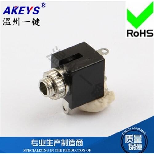 10 Pcs 2.5 Headphone jack 3 pin Dia 2.5MM socket female socket Power socket PJ-201M (short foot)