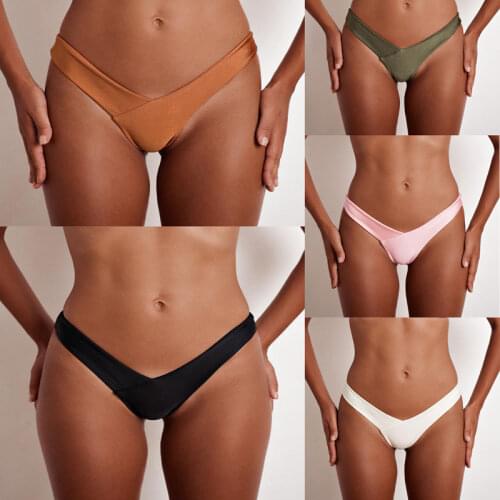 2021 Bikini Bottoms Thong Swim Suits Womens shorts Bikini Swimwear Cheeky Thong V Swimming Trunks Swimsuit Panties Briefs