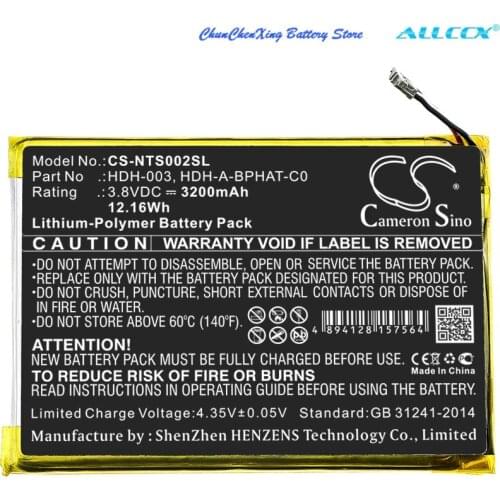 Cameron Sino 3200mAh Game Console Battery for Nintendo Switch Lite, HDH-001, HDH-002, Switch Lite NS