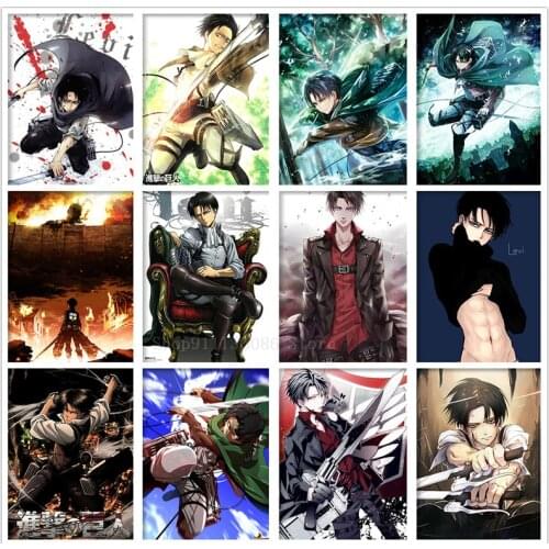 5D DIY Diamond Painting Attack On Titan Levi Rivaille Rival Ackerman Anime Diamond Mosaic Art Embroidery Cross Stitch Home Decor