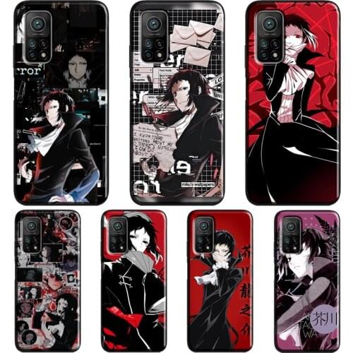 Ryunosuke Akutagawa Bungo Stray Dogs Anime For POCO M3 Pro F3 X3 Case For Xiaomi Mi Note 10 Lite A3 9T 10T Pro Mi 11 Lite Coque