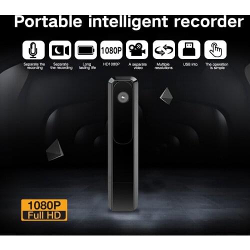 M1 Body Camera Mini Digital HD 1080P Micro Cam Magnetic Motion Loop Recording Camcorder Video Back Clip Wireless WiFi Camera