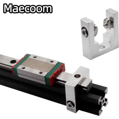 3D BLV Ender-3 Series 3D Printer Parts 2020 2040 Fixed Block Outline, MGN12 Linear Guide Fixed Block, SLVER High Quality