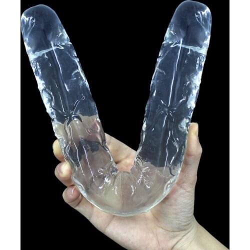 Sex Toys for Woman Jelly Dildo for Lesbian Adult Sex Penis for Women Masturbator Realistic Dildo Double Ended Dildo