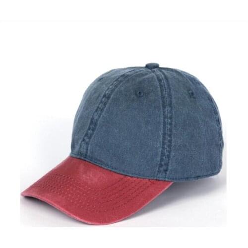 Seioum Mixed colors Washed Denim Snapback Hats Autumn Summer Men Women Baseball Cap Golf Sunblock Beisbol Casquette Hockey Caps