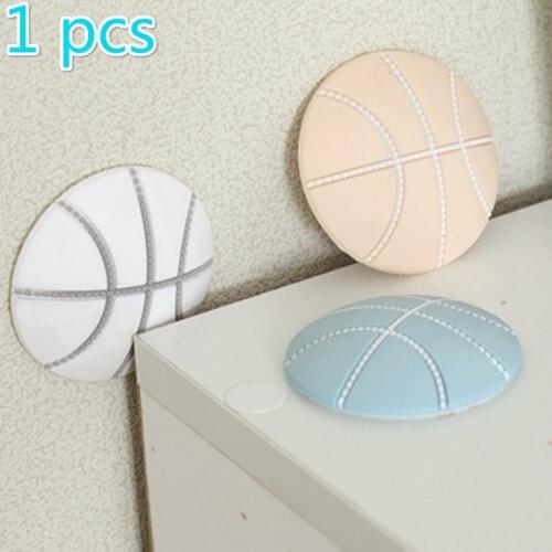 1pcs Rubber Door Handle Wall Protection Mat Baby Anti-scratch Protection Mat 5cm Mute Thickened Silicone Basketball Crash Pad