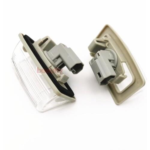 2pcs left and right License plate lamp assembly For BYD F3 F3R