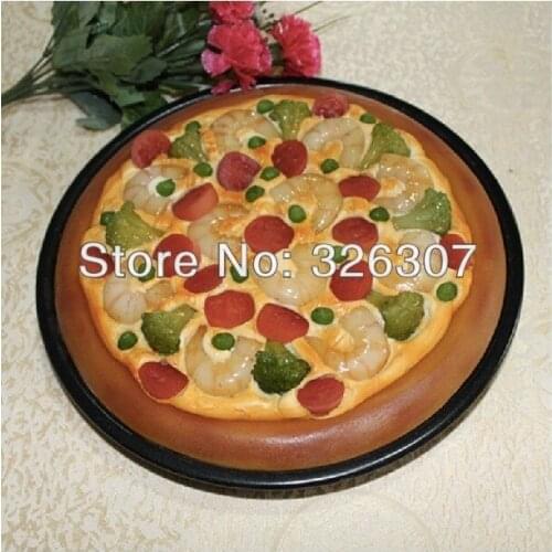 Pudding-pipe pizza food model film props customize Shrimp sausage dishes simulation model sample food dishes film props FRIENZE