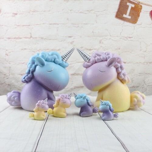 New Fantasy Angel Unicorn Party Accessories Cake Decoration Baking Cake Girl Heart Ornament Dessert Home Desktop Ornament