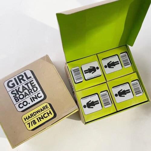 GIRL Sturdy Skateboard Longboard Trucks Wheels Replacement Axle Nuts Hardware Black Skateboard Trucks Axle Nuts