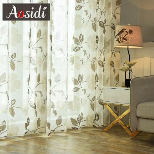 Line Look Sheer Curtains For Living Room Bedroom Window Tulle Kitchen Curtains Farmhouse Drapes Rideau Voilage Vliegengordijn