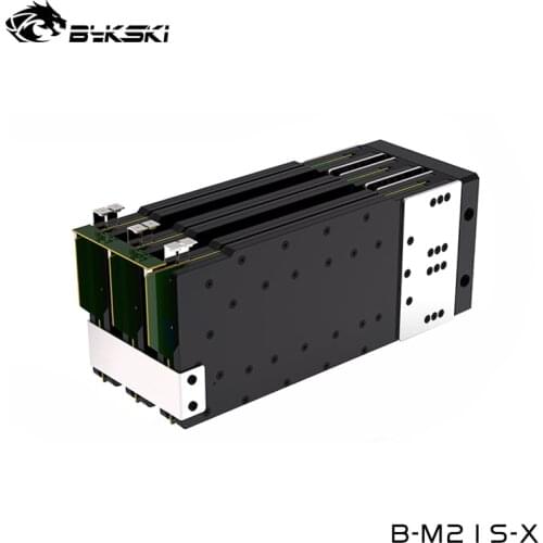 Bykski Mining Machine Radiator Water Cooling Block For Auts Heat Sink ,G1/4" POM + Aluminum M21S/M19 ,B-M21S-X