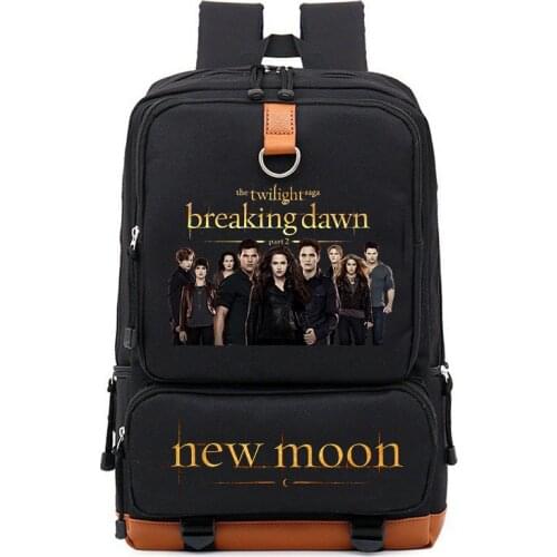 Twilight Backpack For Boys Girls Travel Shoulder Backpack Men Women Large Capacity Daily Bookbag Mochila