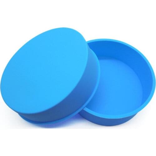 4 Inch Silicone Cake Mold Round Shape Silicone Bread Pan Cake Mold Tray Muffin Cupcake Baking Pans Pastry Tools