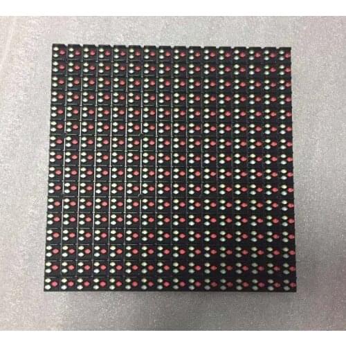 P10 outdoor LED Display module HUB75 interface P10 DIP 160*160mm IP65 Containing wire