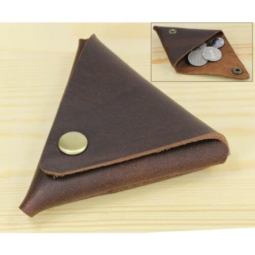 Handmade Vintage Genuine Leather Coin purse small Coin Bag Coin holder Creative Lovely Wallet little gift