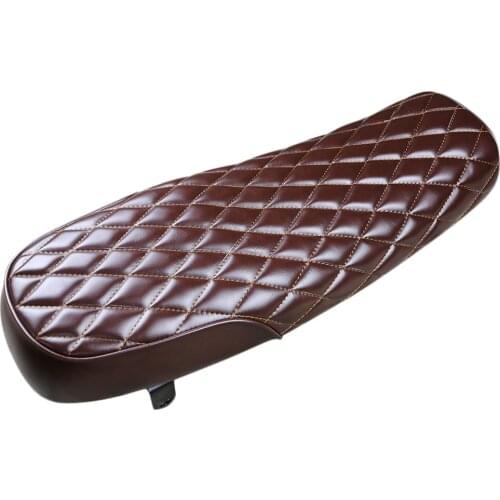 Motorcycle Flat Brat Saddle -Vintage Passenger Seat, Waterproof
