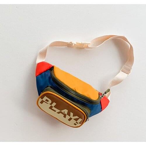 1pc Cute Cartoon Toddler Baby Harness Outdoor Travel Backpack Childrens Bags Unisex Cross-body Handsome Letter Chest Bag