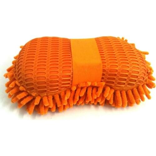 1pc Car Cleaning Sponge Microfiber Wash Window Washing Chenille Coral Sponge Car Cleaning Glove Home Washing Glove