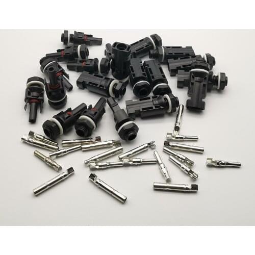 10 Pairs Solar Panel Connector For PV Controller Inverter System Male Female Plug For 2.5 4.0 6.0 mm2 Cable IP67 Waterproof