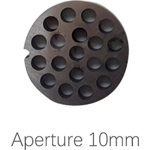 #12 Stainless Steel Mincer Plate Hole Meat Grinder Mincer Plate w/ 4/6/8/10/12mm Hole Chopper Disc Professional Replacement Part