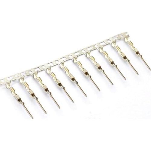 200pcs/lot Dupont Jumper 2.54mm Terminals Dupont Jumper Wire Cable Terminal 2.54mm male, Pin Crimp Terminal Connector