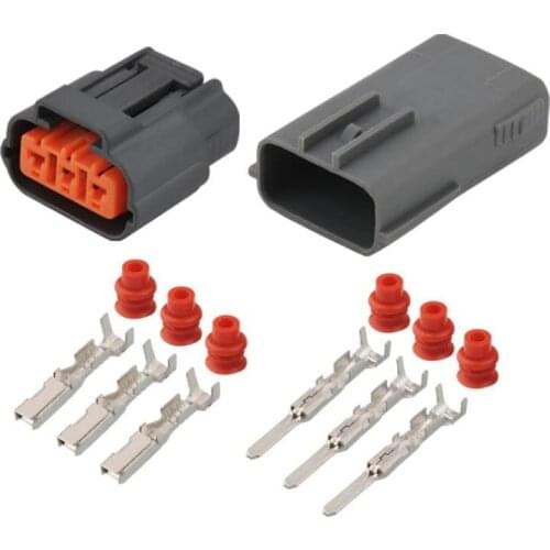 5pcs/lot 3Pin male and female DL090 Waterproof Sensor Plug 6195-0009 6195-0012 For Nissan Mazda RX8 Ignition Coil Connector