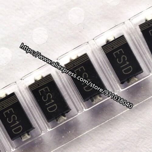 50pcs/lot Original genuine patch ES1D ES1G ES1J SMA fast recovery diode rectifier