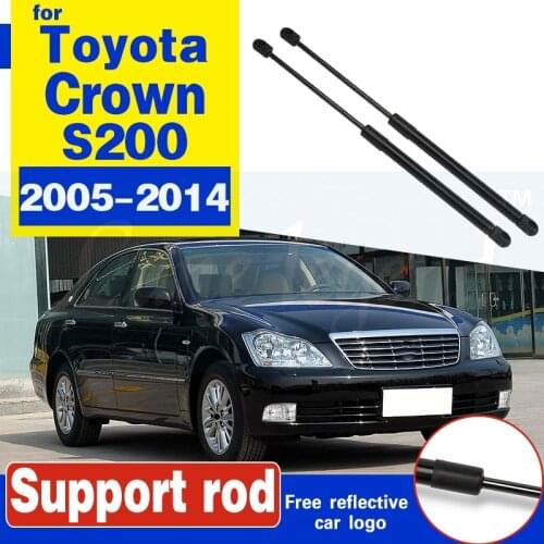 For Toyota Crown S200 2005-2014 Front Hood Bonnet Gas Struts Shock Damper Lift Supports Car-Styling Absorber Hood Struts Support