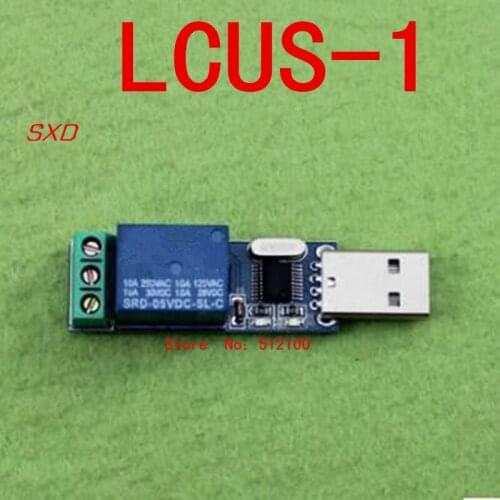 Free Shipping 10pcs/lot LCUS-1 type USB relay module USB Intelligent Control Switch